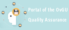 Button Qualitätssicherung.
Portal for quality assurance and development at the OvGU.